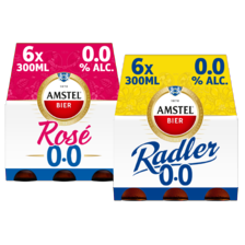 Amstel radler 0.0% of rosé 0.0%